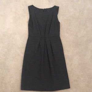 Grey jersey sleeveless dress